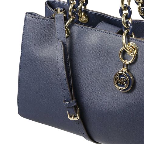 navy blue michael kors handbag|michael kors blue jean handbags.